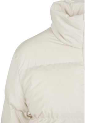 Ladies Short Peached Puffer Jacket