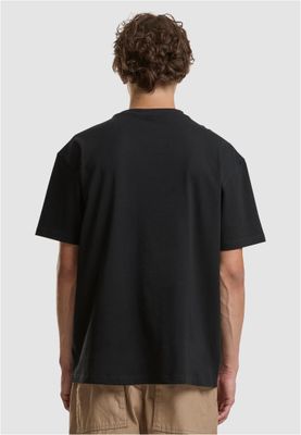 T-shirt i bomullsjersey med italia Stripes – svart