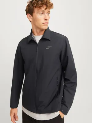 Overshirt med dragkedja