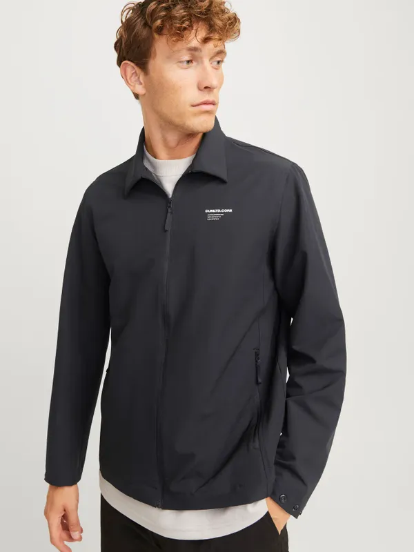 Overshirt med dragkedja