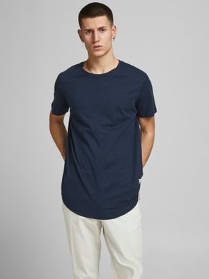 3-pack long T-shirt with round ends