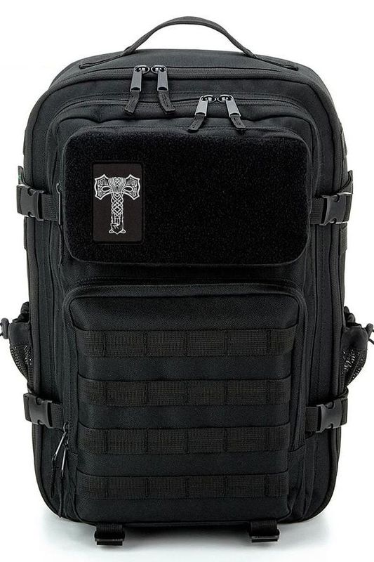Tactical MOLLE rygsæk - Rocking Mjölnir stoflap