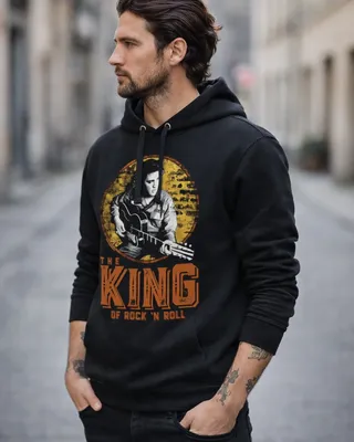 Elvis Presley - The King Of Rock 'n Roll Epic Hoodie Herr