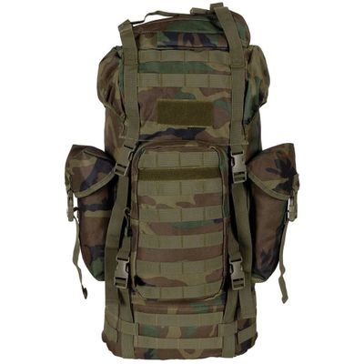 Vandrerygsæk BW kamp med MOLLE camo