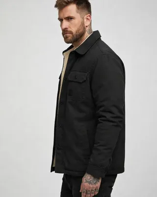 Dean jacket with teddy lining