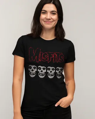 Misfits T-shirt dam i svart