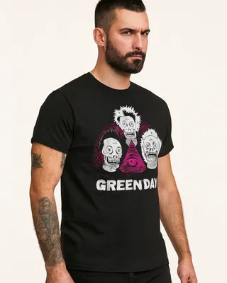 Green Day Skulls T-Shirt