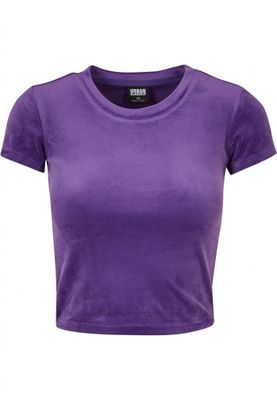 Short velvet top for ladies