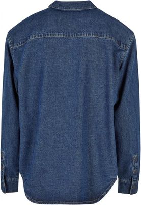 Oversized Denim Pocket Shirt