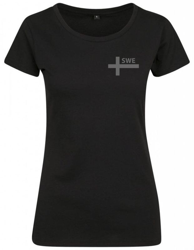 SWE gray flag T-shirt dæme