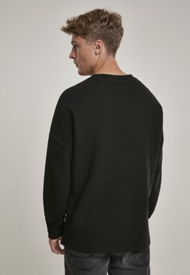 Cut on sleeve naps interlook crew neck