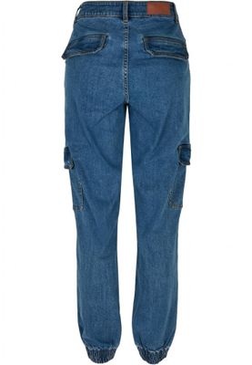 Ladies Organic Stretch Denim Cargo Pants