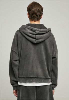 Heavy Sand Washed 90's Zip Hoody