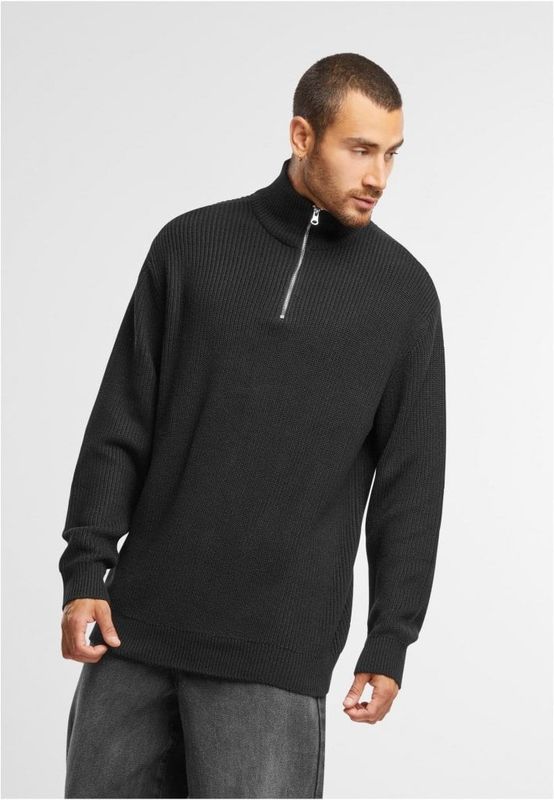 Rib Basic Half zip Troyer