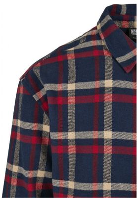 Oversize flannel skjorte herre