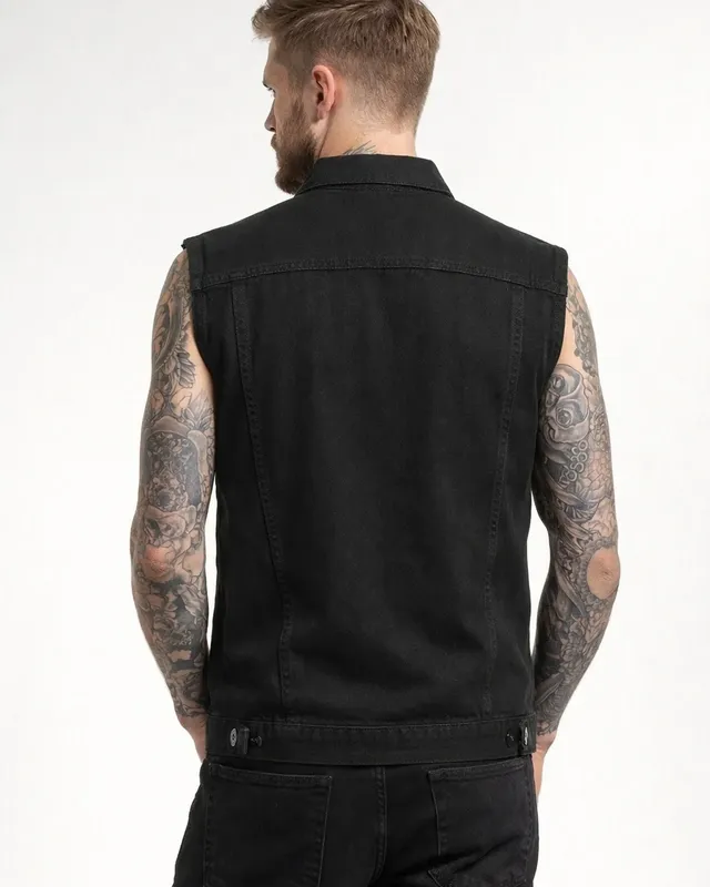 Demim vest mænd
