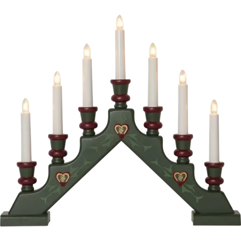 Adventsljusstake Sara grön