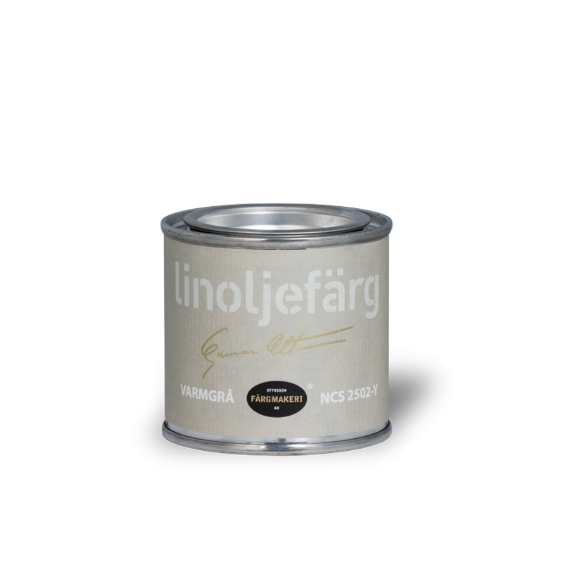 Varmgrå Linoljefärg 0,1L