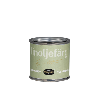 Ribbangrön Linoljefärg 0,1L