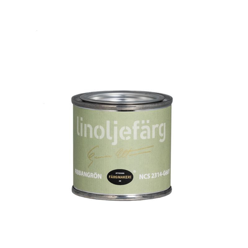 Ribbangrön Linoljefärg 0,1L