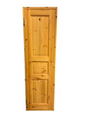 Dörr med 3 speglar, 59x199 cm, med karm