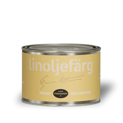 Solgul Linoljefärg 0,5L