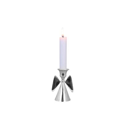 Ljusstake Ängel Nickel Låg