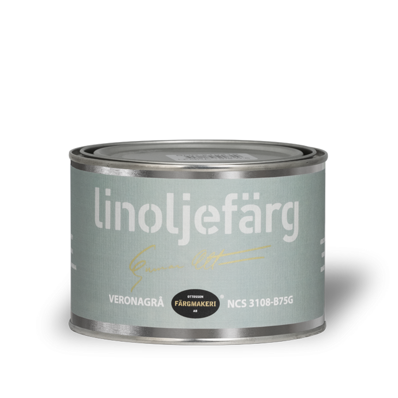 Veronagrå 4B-264 Linoljefärg 0,5L