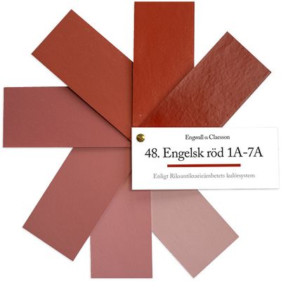 EoC Eng. röd 48 Linoljefärg utv 5L