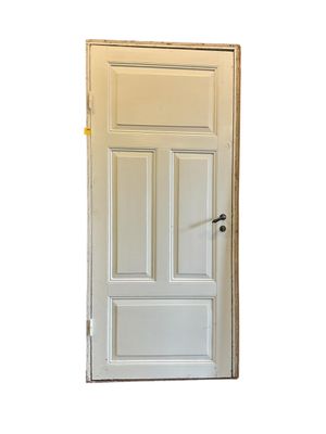 Dörr med 4 speglar, 99,5x233,5 cm, med karm+glas