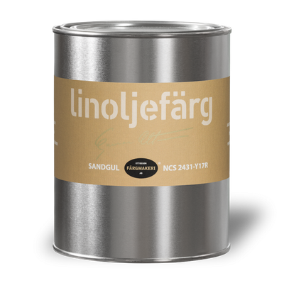 Sandgul Linoljefärg 1L