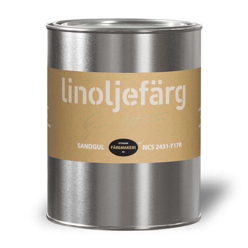Sandgul Linoljefärg 1L