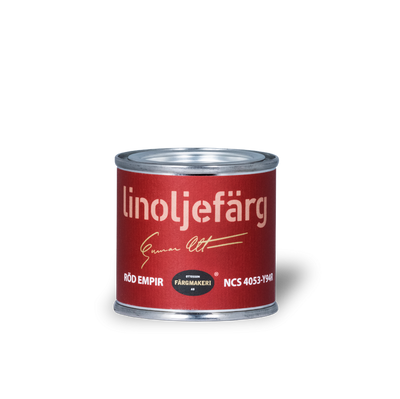3011 Röd Empir Linoljefärg 0,1L