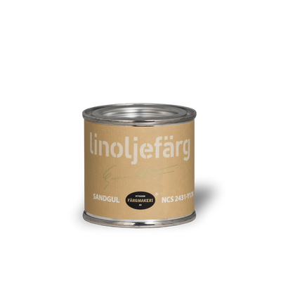 Sandgul Linoljefärg 0,1L