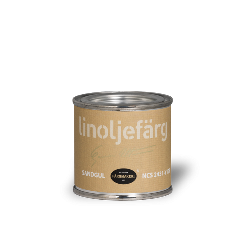 Sandgul Linoljefärg 0,1L