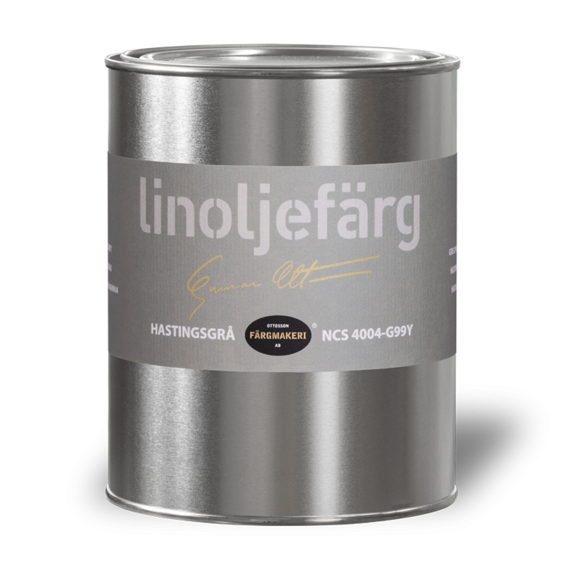 Hastingsgrå Linoljefärg 1L