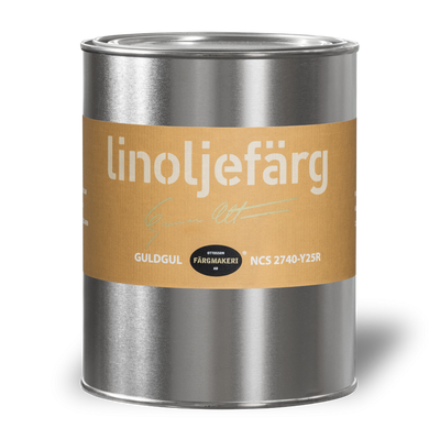 Guldgul Linoljefärg 1L