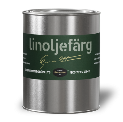 Köpenhamnsgrön LYS Linoljefärg 1L