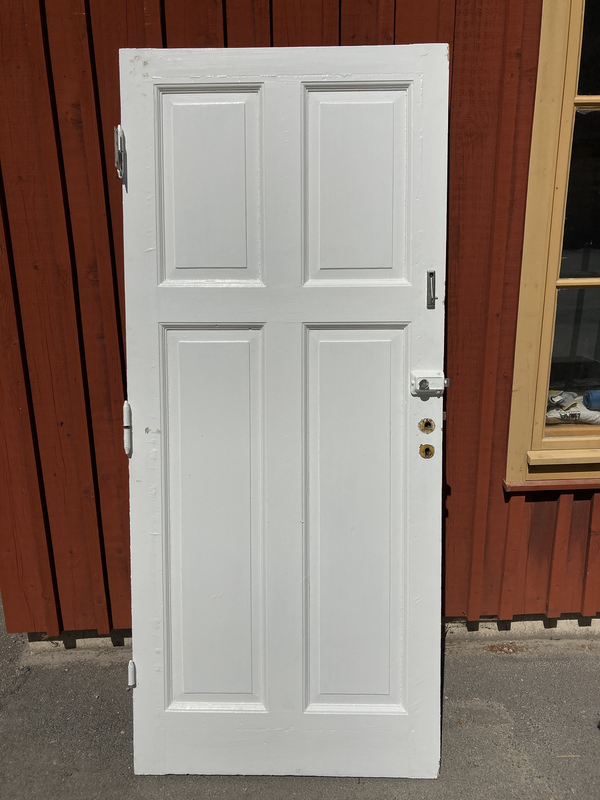 Dörr med 4 speglar, 92x212 cm, utan karm