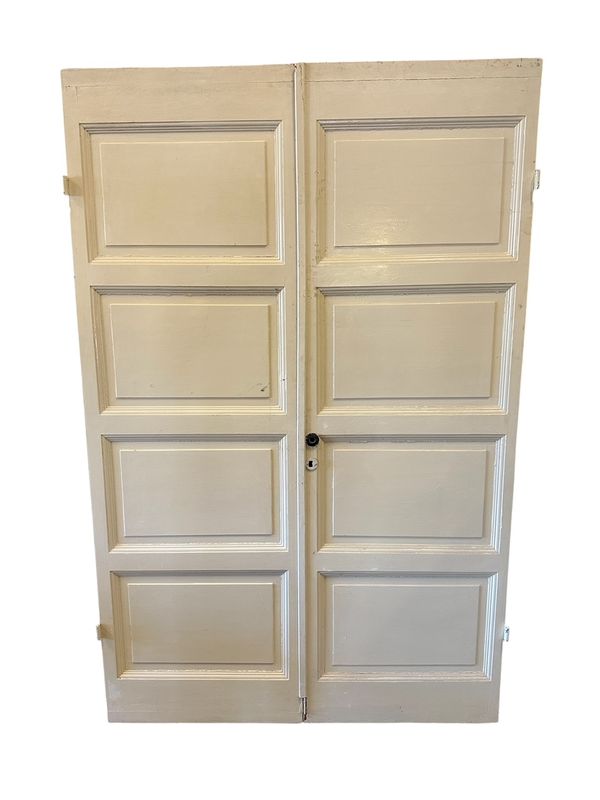 Pardörr med 4 speglar, 132,5x205 cm, utan karm