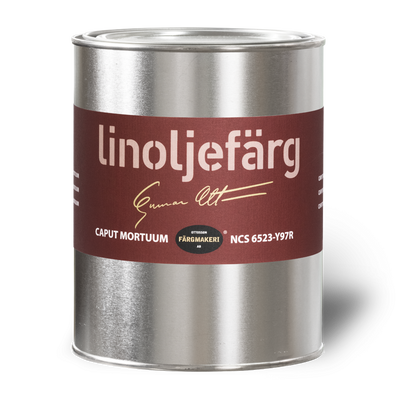 1A-20D Caput Mortuum Linoljefärg 1L