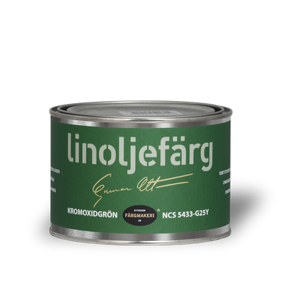 Kromoxidgrön Linoljefärg 0,5L
