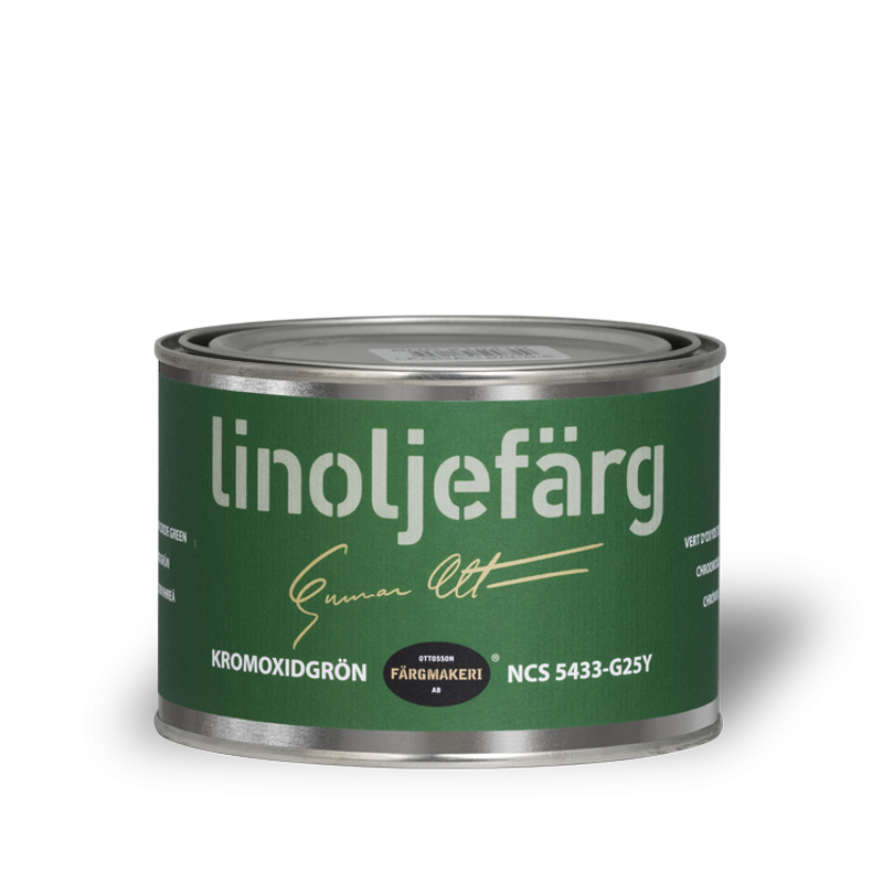Kromoxidgrön Linoljefärg 0,5L