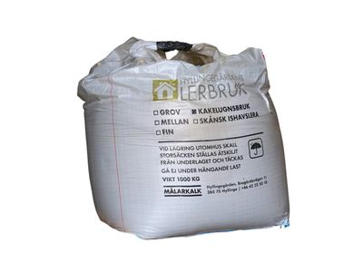 Hyllingegårdens Lerbruk L1:2 Mellan 0-3 mm, 1000 kg (Kakelugnsbruk)