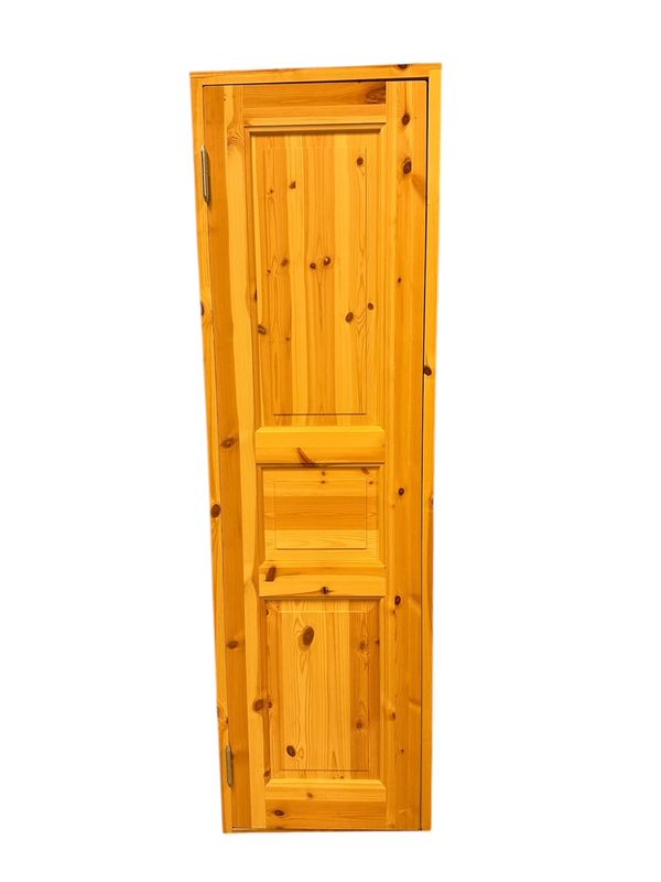 Dörr med 3 speglar, 59x199 cm, med karm