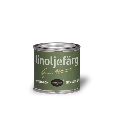 Övedsgrön Linoljefärg 0,1L