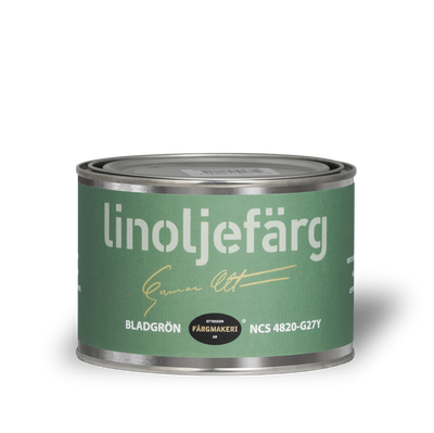 Bladgrön Linoljefärg 0,5L