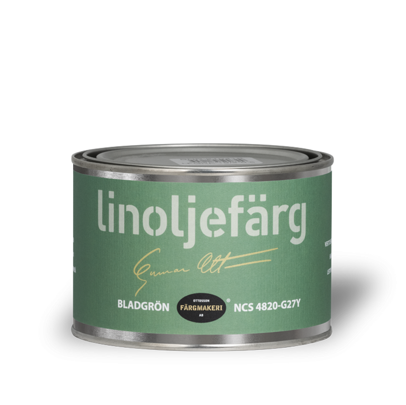Bladgrön Linoljefärg 0,5L