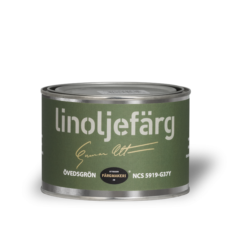 Övedsgrön Linoljefärg 0,5L