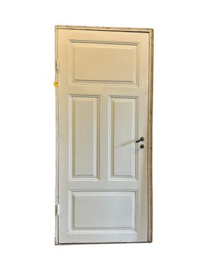 Dörr med 4 speglar, 103,5x234 cm, med karm